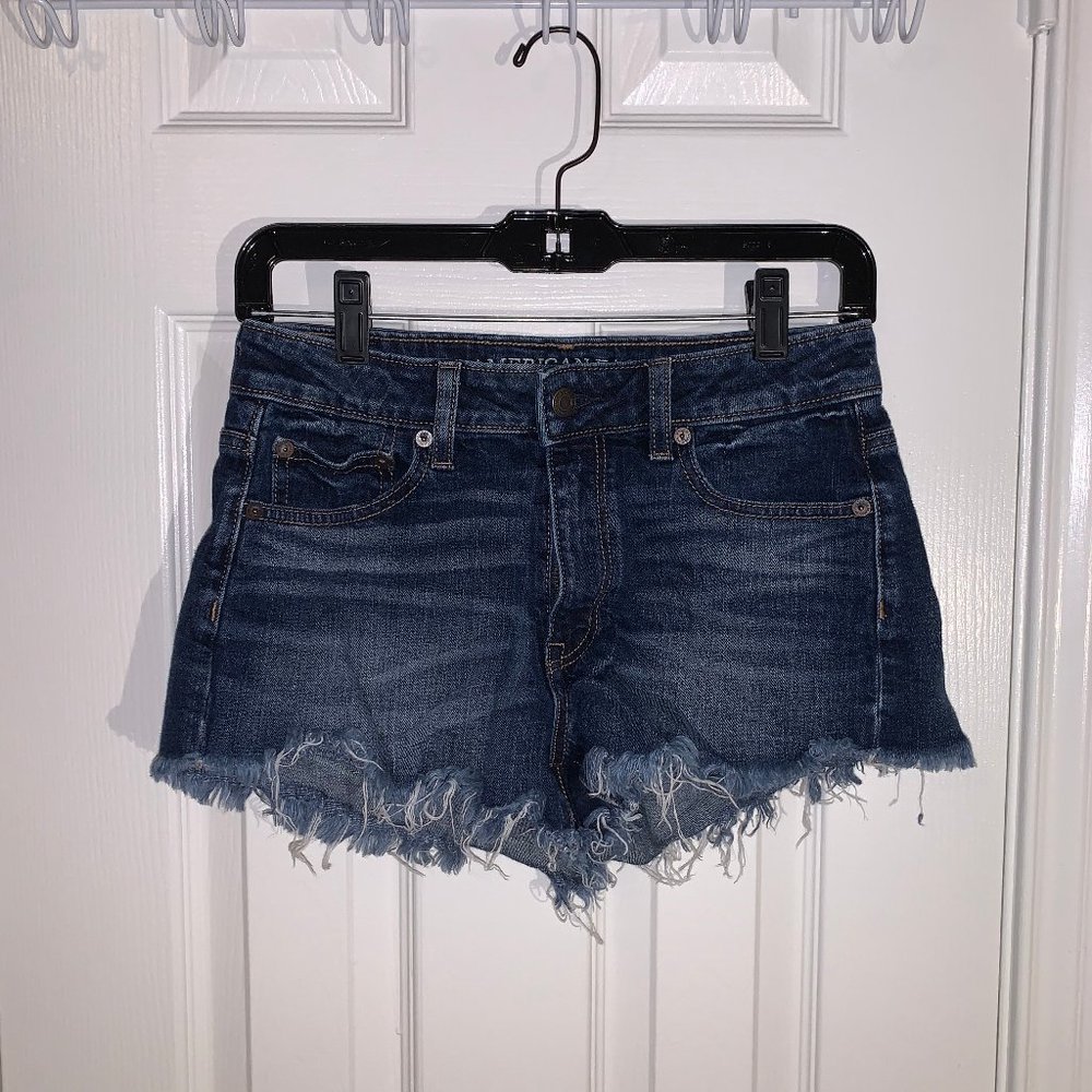 AE "Vintage Hi-Rise Festival" denim shorts